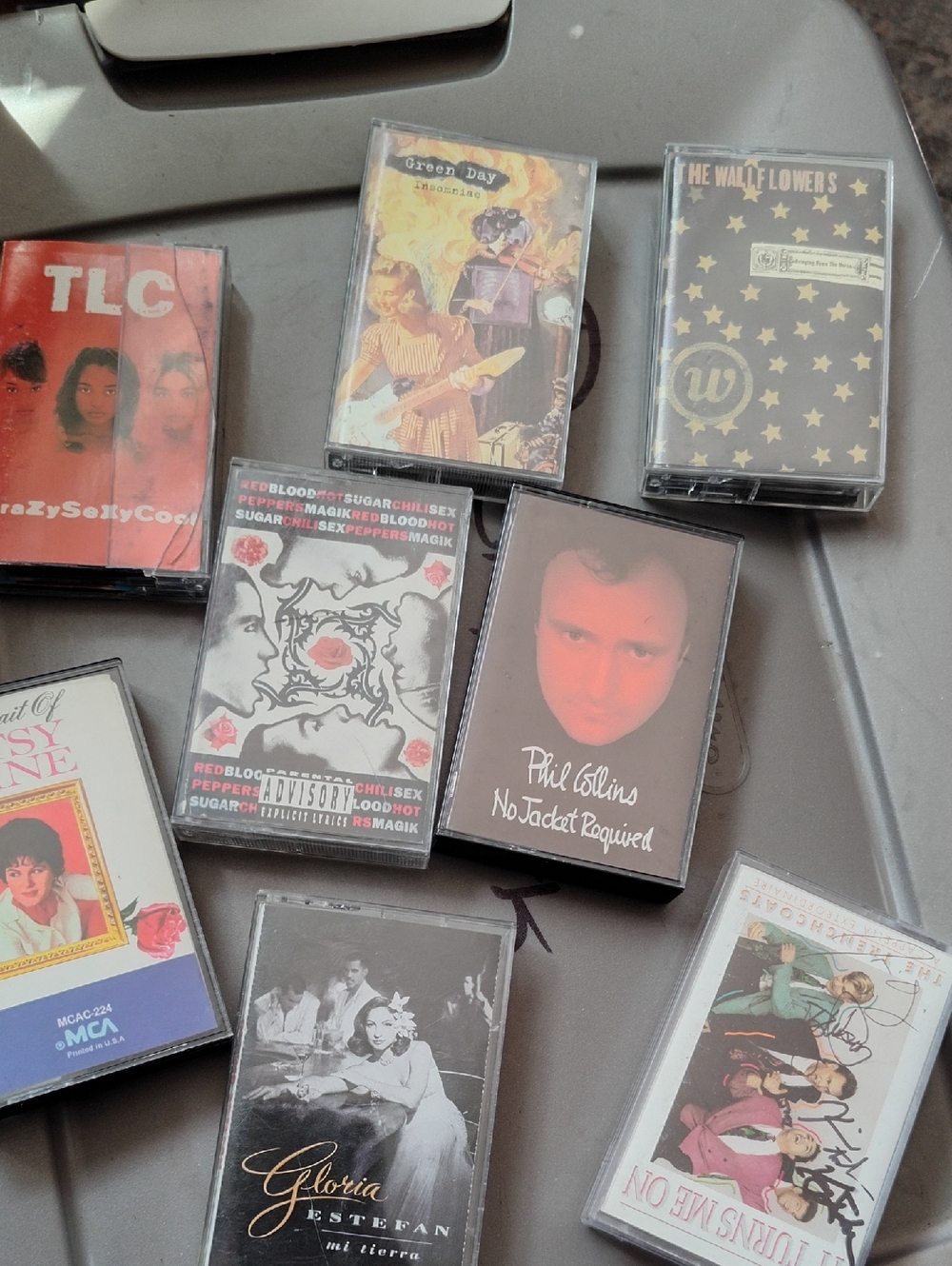 8 vintage Cassette Tapes